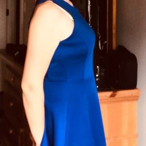 Royal blue sleeveless dress. Size 6. Milly brand